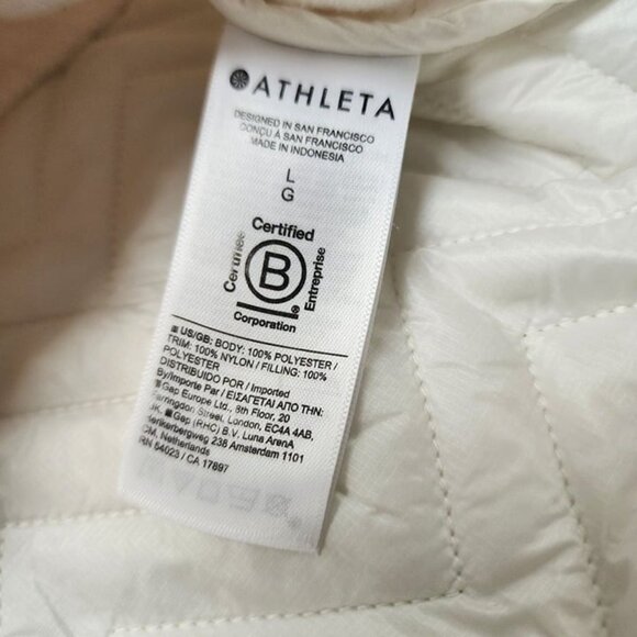 Athleta Cozy Sherpa Snap Pullover Sweatshirt Large - Picture 8 of 10
